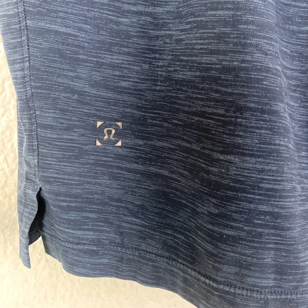 Lululemon T.H.E. Lined Heather Blue Athletic Shorts Size M